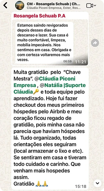 Depoimento de anfitrião 3