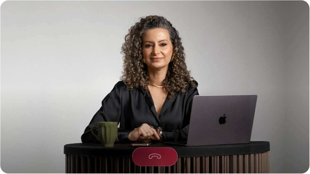 Cláudia Piconi em uma mentoria online